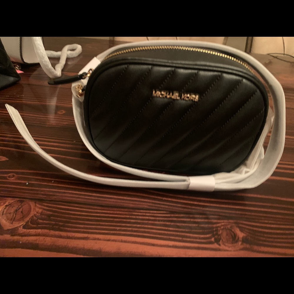 Brand New w/Tags Black and Gold Michael Kors Bag
